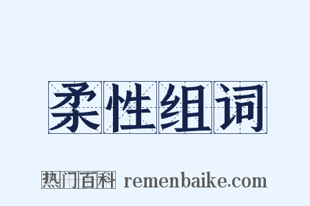 柔性组词是什么意思的图片